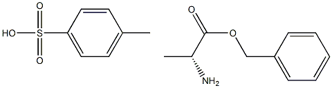 benzyl (2R)-2-aminopropanoate 4-toluenesulfonate 结构式