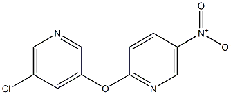 2-[(5-chloropyridin-3-yl)oxy]-5-nitropyridine 结构式
