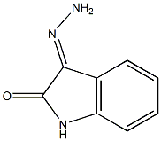 1H-indole-2,3-dione 3-hydrazone 结构式