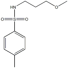 N1-(3-methoxypropyl)-4-methylbenzene-1-sulfonamide 结构式