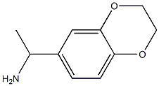 1-(2,3-dihydro-1,4-benzodioxin-6-yl)ethylamine 结构式