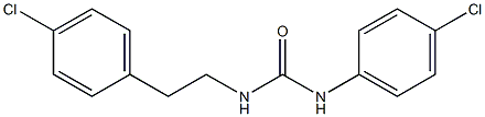 N-(4-chlorophenethyl)-N'-(4-chlorophenyl)urea 结构式