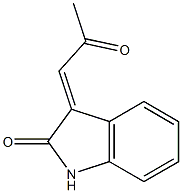 3-(2-oxopropylidene)indolin-2-one 结构式