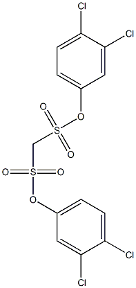 di(3,4-dichlorophenyl) methanedisulfonate 结构式