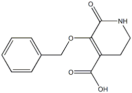 5-(benzyloxy)-6-oxo-1,2,3,6-tetrahydro-4-pyridinecarboxylic acid 结构式