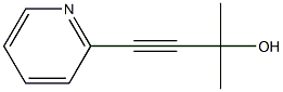 2-methyl-4-(2-pyridinyl)-3-butyn-2-ol 结构式