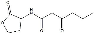 3-oxo-N-(2-oxotetrahydro-3-furanyl)hexanamide 结构式