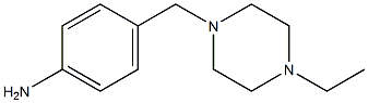 4-[(4-ethylpiperazin-1-yl)methyl]aniline 结构式