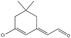 (3-Chloro-5,5-dimethyl-2-cyclohexenylidene)acetaldehyde 结构式