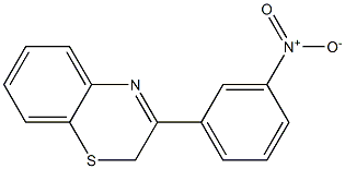 3-(3-nitrophenyl)-2H-1,4-benzothiazine 结构式