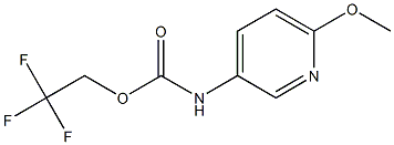 2,2,2-trifluoroethyl 6-methoxypyridin-3-ylcarbamate 结构式