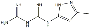 ({imino[(3-methyl-1H-pyrazol-5-yl)amino]methyl}amino)methanimidamide 结构式