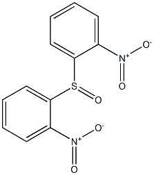 1-nitro-2-[(2-nitrophenyl)sulfinyl]benzene 结构式