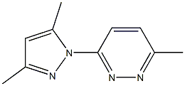 3-(3,5-dimethyl-1H-pyrazol-1-yl)-6-methylpyridazine 结构式