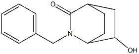 2-benzyl-6-hydroxy-2-azabicyclo[2.2.2]octan-3-one 结构式