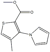 methyl 4-methyl-3-(1H-pyrrol-1-yl)thiophene-2-carboxylate 结构式