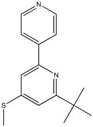 2-(tert-butyl)-4-(methylthio)-6-(4-pyridyl)pyridine 结构式