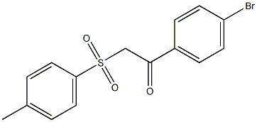 1-(4-bromophenyl)-2-[(4-methylphenyl)sulfonyl]-1-ethanone 结构式