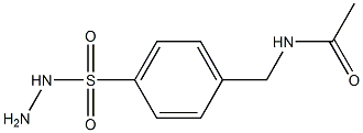 N1-[4-(hydrazinosulfonyl)benzyl]acetamide 结构式