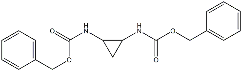 benzyl N-(2-{[(benzyloxy)carbonyl]amino}cyclopropyl)carbamate 结构式