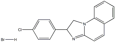 2-(4-chlorophenyl)-1,2-dihydroimidazo[1,2-a]quinoline hydrobromide 结构式