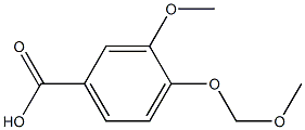 3-methoxy-4-(methoxymethoxy)benzoic acid 结构式