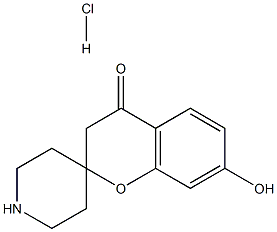 7-Hydroxyspiro[Chroman-2,4''-Piperidin]-4-One Hydrochloride 结构式