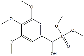 dimethyl hydroxy(3,4,5-trimethoxyphenyl)methylphosphonate 结构式