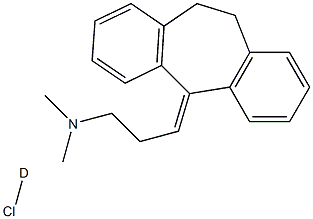 Amitriptyline-D6Cl 结构式