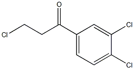 3-氯-1-(3,4-二氯苯基)-丙烷-1-酮 结构式