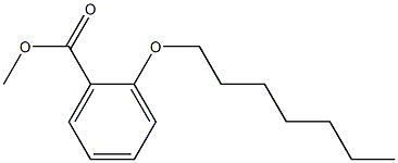 Methyl 2-n-heptyloxybenzoate 结构式