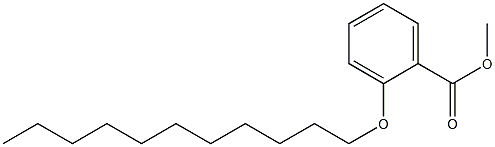 Methyl 2-undecyloxybenzoate 结构式