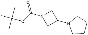 1-(1-BOC-3-丫丁啶)吡咯烷,94% 结构式