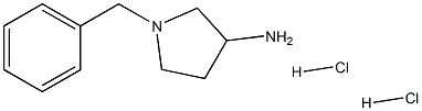 3-Amino-1-benzylpyrrolidine dihydrochloride 结构式