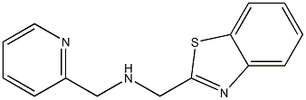 (1,3-benzothiazol-2-ylmethyl)(pyridin-2-ylmethyl)amine 结构式