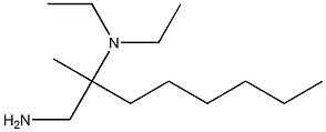 (1-amino-2-methyloctan-2-yl)diethylamine 结构式