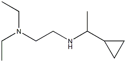 (1-cyclopropylethyl)[2-(diethylamino)ethyl]amine 结构式