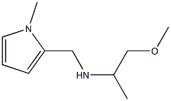 (1-methoxypropan-2-yl)[(1-methyl-1H-pyrrol-2-yl)methyl]amine 结构式