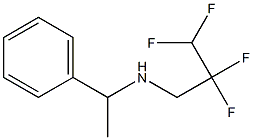 (1-phenylethyl)(2,2,3,3-tetrafluoropropyl)amine 结构式