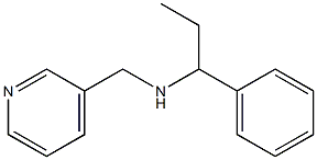 (1-phenylpropyl)(pyridin-3-ylmethyl)amine 结构式