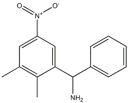 (2,3-dimethyl-5-nitrophenyl)(phenyl)methanamine 结构式