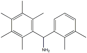 (2,3-dimethylphenyl)(2,3,4,5,6-pentamethylphenyl)methanamine 结构式