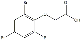 (2,4,6-tribromophenoxy)acetic acid 结构式