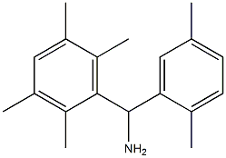 (2,5-dimethylphenyl)(2,3,5,6-tetramethylphenyl)methanamine 结构式