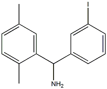 (2,5-dimethylphenyl)(3-iodophenyl)methanamine 结构式