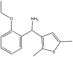 (2,5-dimethylthiophen-3-yl)(2-ethoxyphenyl)methanamine 结构式