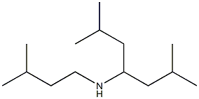 (2,6-dimethylheptan-4-yl)(3-methylbutyl)amine 结构式