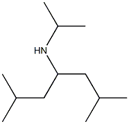 (2,6-dimethylheptan-4-yl)(propan-2-yl)amine 结构式