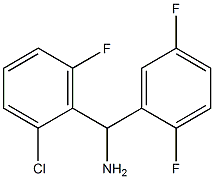 (2-chloro-6-fluorophenyl)(2,5-difluorophenyl)methanamine 结构式