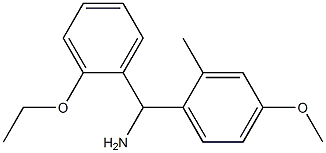 (2-ethoxyphenyl)(4-methoxy-2-methylphenyl)methanamine 结构式